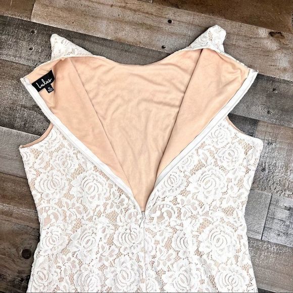 LULU'S Corita White Lace Sleeveless Midi Dress XL - Picture 13 of 16